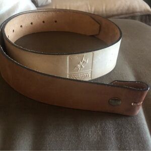 2024 Willow Winston Rodeo Series Tan Leather Belt - $50 or $45 w/offer